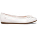 Hush Puppies 5.5W / White Hush Puppies Child Josie Uniform Dress Slip-On Shoe 5.5W: Comfortable Flat Shoes