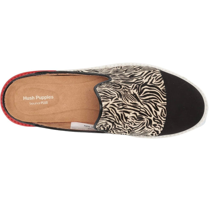 Hush Puppies 8 / Multicolor Hush Puppies Women's Sabine Zebra Mule - Size 8, Pull-On Style