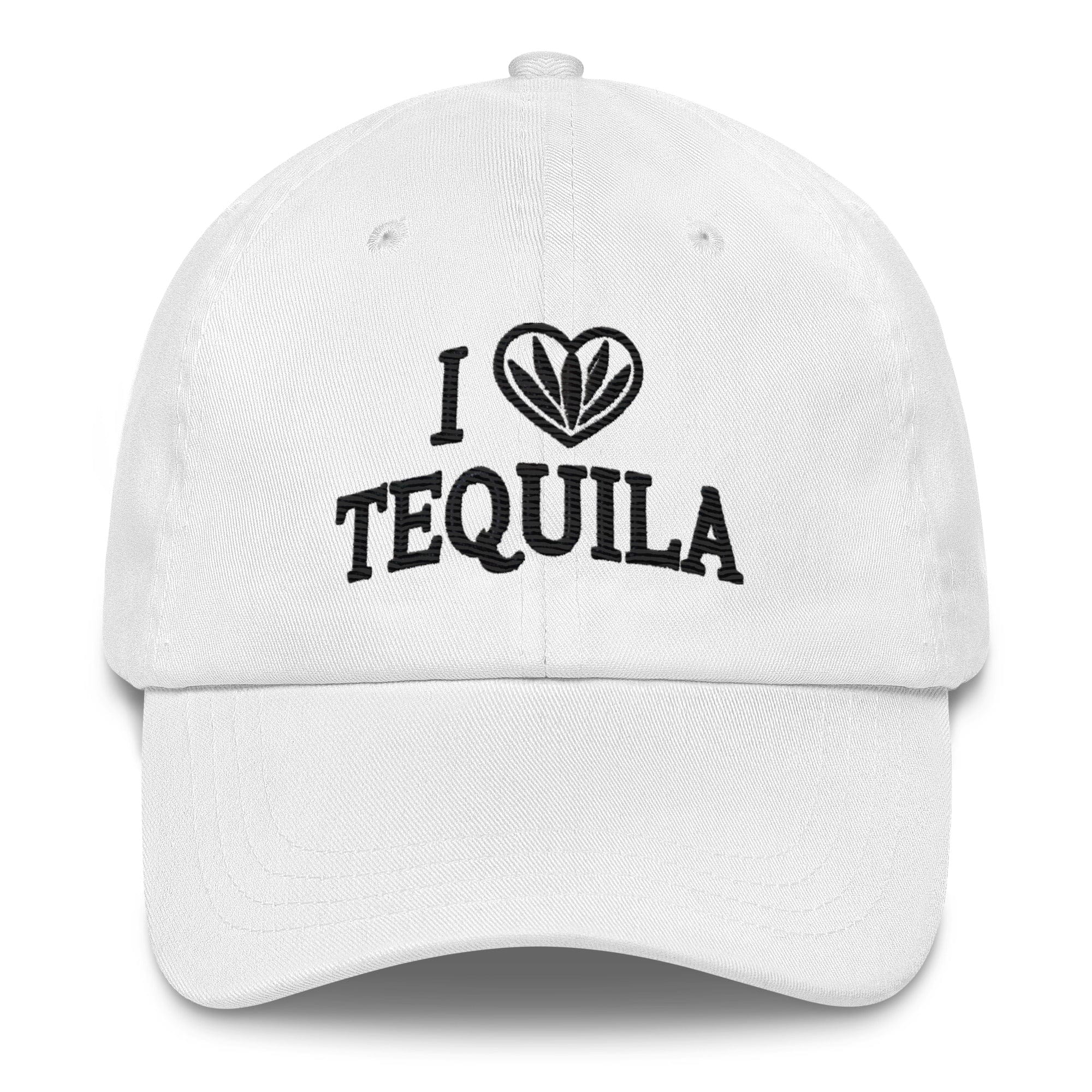 I Love Tequila Embroidered Dad Hat: Low - Profile, Adjustable & Comfortable Party Hat Great Gift Idea - Triniskies