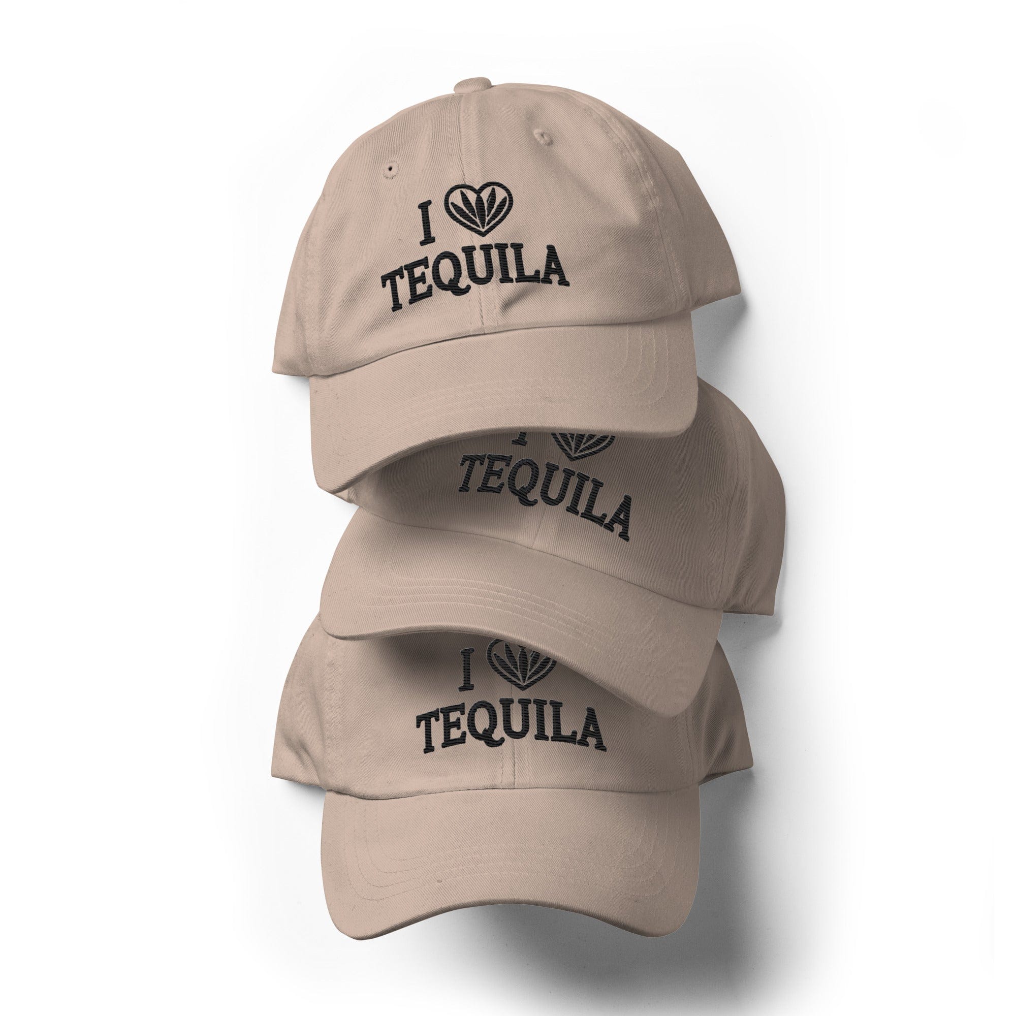 I Love Tequila Embroidered Dad Hat: Low - Profile, Adjustable & Comfortable Party Hat Great Gift Idea - Triniskies