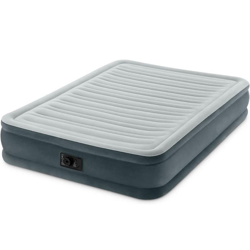 Intex full / gray Intex Comfort Plush Mid Rise * Dura-Beam Airbed with Builtin Electric Pump, Full