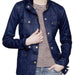 J. by J.Crew J. Crew Blue Gold Button Utility Boyfriend Jacket WC18 SZ Small