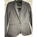 J.CREW 0 / Gray J.CREW Gray Striped Wool Blazer - Women's Size 0 - Preowned WC46