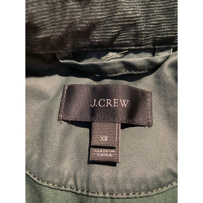 J.CREW XS / Green JCrew Forest Green Downtown Field Jacket * SZ XS Vintage Inspired Elegance W2003