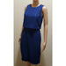 JCREW 20 / Blue J.Crew Crocheted Cocktail Dress Blue Women's Size 20* Elegant Layered Style WD21