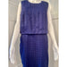 JCREW 20 / Blue J.Crew Crocheted Cocktail Dress Blue Women's Size 20* Elegant Layered Style WD21