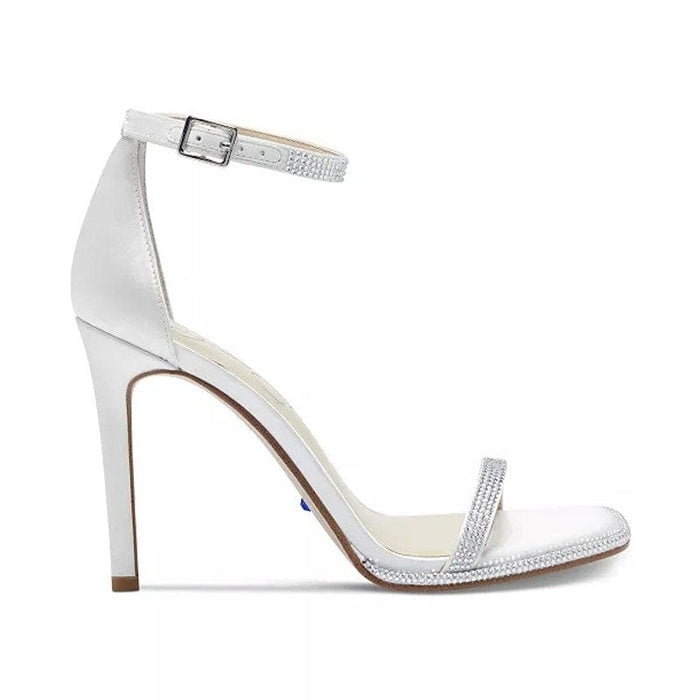 Jessica Simpson Clear / 6 Jessica Simpson Women's Bridal Ostey Ankle-Strap Dress Sandals SZ 6 M - Elegant Heels $89