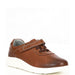 Johnston & Murphy 8M / Brown "Johnston & Murphy Boys Activate U-Throat Leather Sneakers - Size 8M, Classic Style and Comfort"