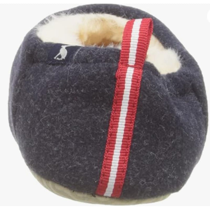 Joules Large - Kids / Blue Joules Girls Mule Slippers, Reindeer Kids Large