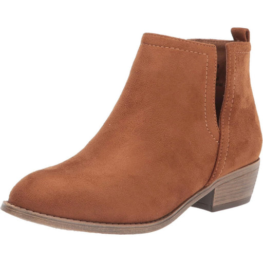 Journee Collection 6.5 / Tan "Journee Collection Women's Ankle Booties - Size 6.5, Stylish and Comfortable"