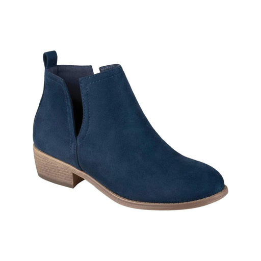 Journee Collection Blue / 10 "Journee Collection Navy Block Heel Boots - Women's Size 10, Stylish and Comfortable"