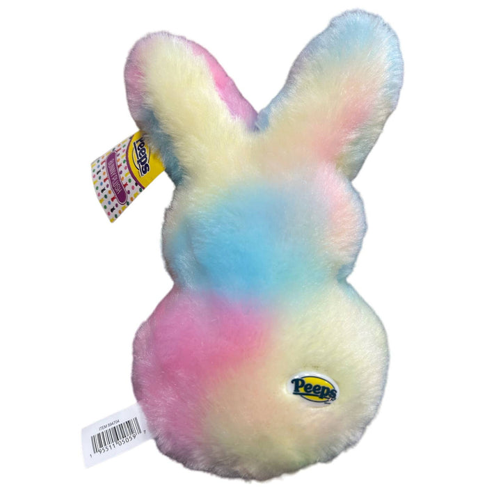 Just Born Peeps 9" Shaggy Bunny Plush multi colored  Stuffed Animal ~ Soft! Cuddly! NEW