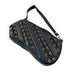 JW PEI Bags JW PEI Women's Black Studded Shoulder Bag with Eyelet Detailing