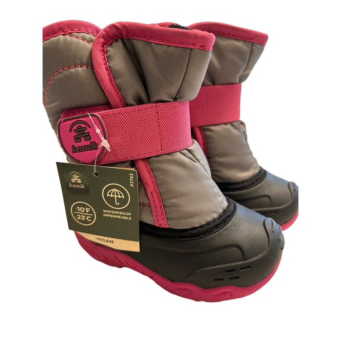 Kamik Multicolor / 6 Kamik Snowbug 5 Kids' Snow Boot - Waterproof, Insulated Winter Boot Size 6 Shoes