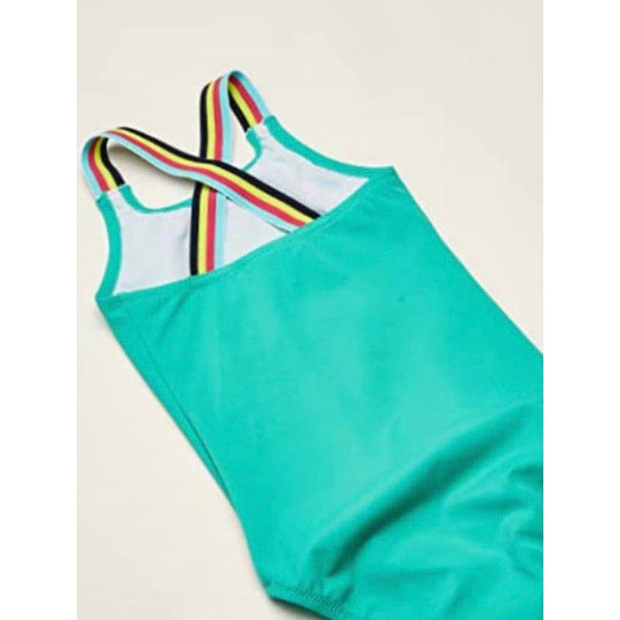 Kanu Surf 14 / green Kanu Surf Girls' Maggie UPF 50+ Sporty One Piece Swimsuit - Size 14 *k328