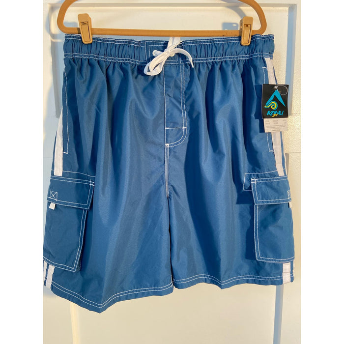 Kanu Surf Blue / XXL Kanu Surf Men's Board Shorts - Aqua Blue, Size 2X MS21