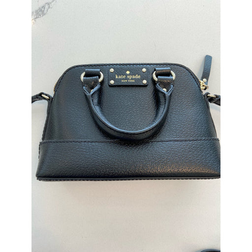 Kate Spade one size / Black Kate Spade Mini Black Leather Handbag: Chic and Timeless mini purse MSRP $199