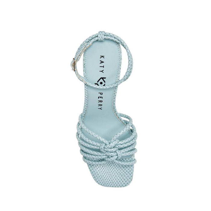 Katy Perry 8.5 / Blue Katy Perry THE TIMMER Knotted Sandal - Size 8.5M Womens High Hell Shoes Blue