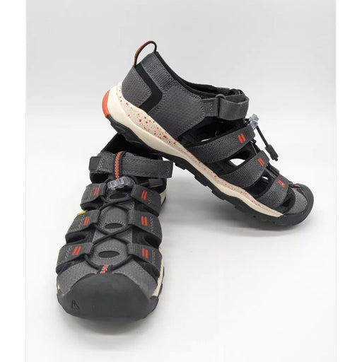 Keen US 11 Childrens / Gray/Orange "Keen Newport NEOH2 Children's Shoes, Magnet/Spicy Orange, Size US 11"