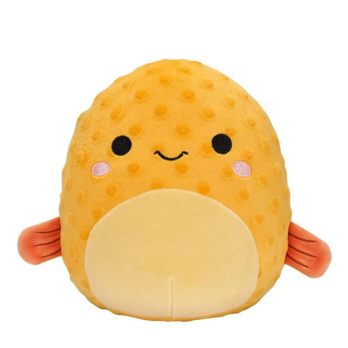 Kelly By Clinton Kelly Squishmallow 11” Safa Puffer Fish Soft Gold Minky Polka Dotted Sea Plush