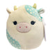 Kellytoy NWT Squishmallow 8" Belana The Cow - Blue - soft stuffed plush toy