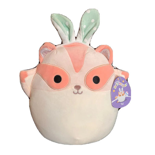 Kellytoy Squishmallow 11 Tai Sugar Glider Bunny Ear Flying Squirrel Easter Plush NWT