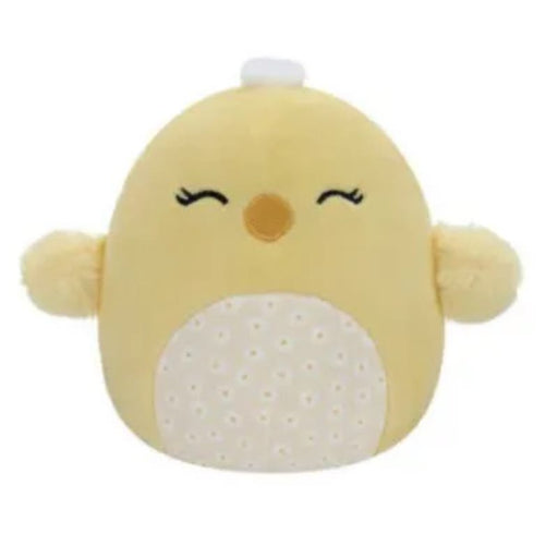 Kellytoy Squishmallow 8" Aimee The Yellow Chick Floral Belly Easter Plush Stuffed Animal