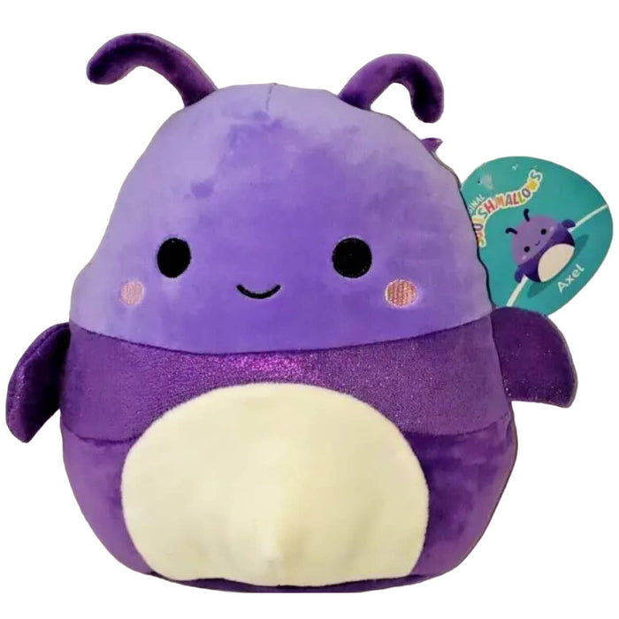 Kellytoy Squishmallow 8" Axel Beetle Soft Purple Garden Bug Plush BNWT