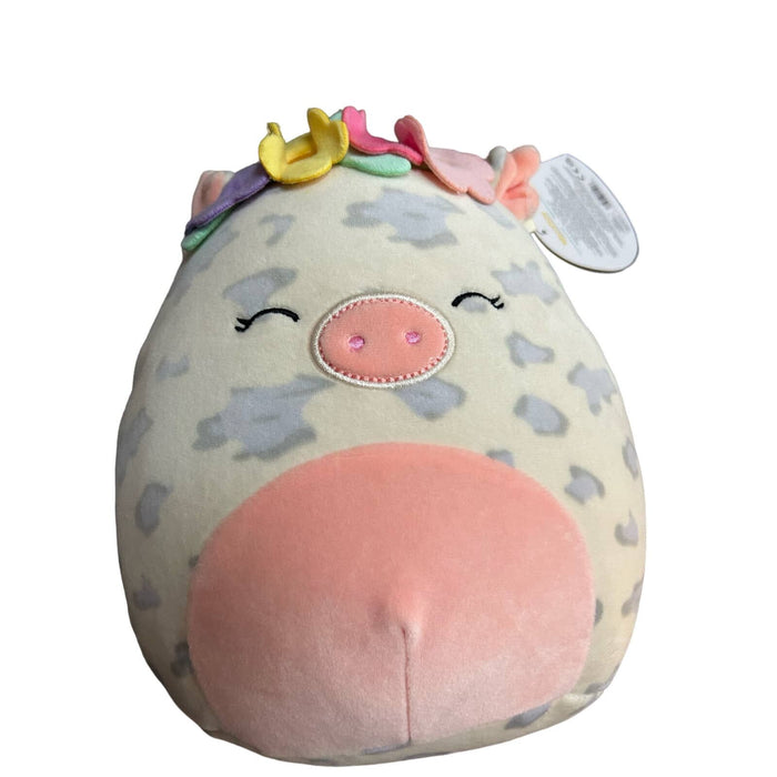 Kellytoy Squishmallow - Rosie the Pig - Flower Headband Crown - 8" - NWT