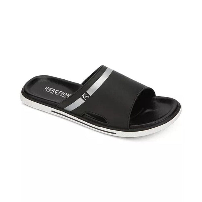 Kenneth Cole 8 / Black Kenneth Cole Reaction Men's Beach Slide Sandals Sz 8 Stylish Comfortable Shoes