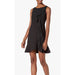 Kensie 14 / Black Kensie Women's Sleeveless Ruffle Detail Dress Size 14* Black A-Line Dress WD48