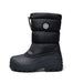 Komforme 6 / Black / Rubber KOMFORME Men's Snow Boots, Water Resistant, Size 6 - MSRP $59.99