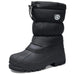 Komforme 6 / Black / Rubber KOMFORME Men's Snow Boots, Water Resistant, Size 6 - MSRP $59.99