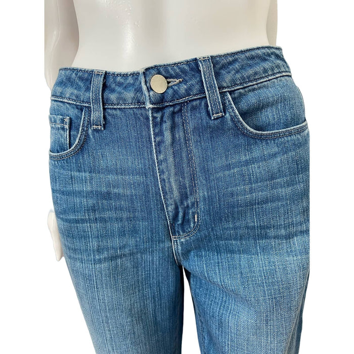 L’AGENCE 25 / Blue L’agence High Rise Straight Newport Jeans Size 25 * wom101