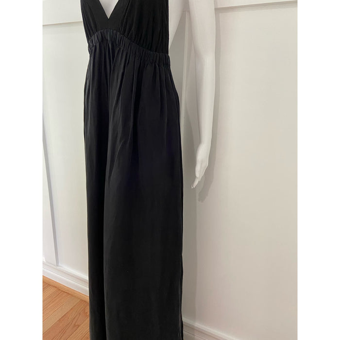 L'Agence 8 / Black L’AGENCE Long Silk Dress, Super Flattering, True Black * wom267