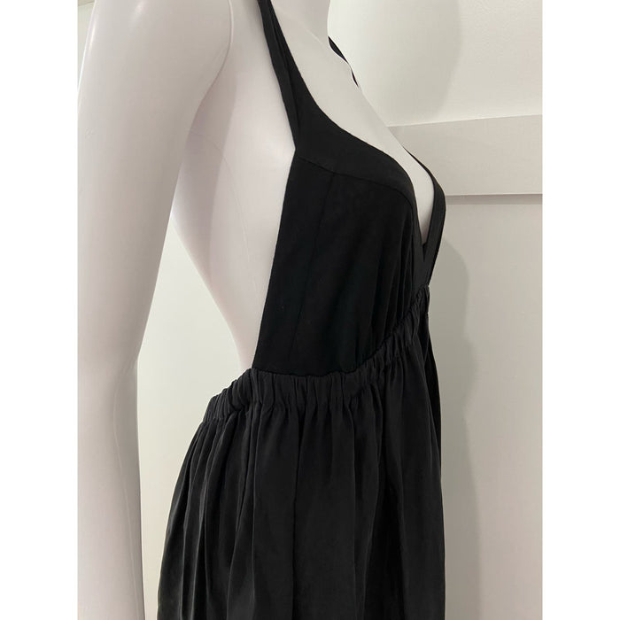 L'Agence 8 / Black L’AGENCE Long Silk Dress, Super Flattering, True Black * wom267