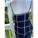 L’AGENCE XS / Navy L'AGENCE Jane Windowpane Silk Camisole Top - Navy/White - Size XS* WOM203