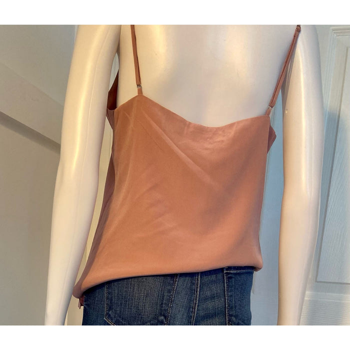 L’AGENCE XS / Pink L'AGENCE Silk Charmeuse Camisole Tank - Blush - Size XS MSRP $180 WTS26