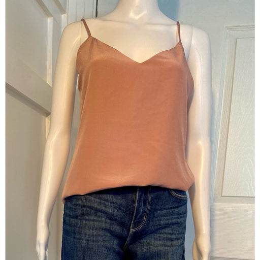 L’AGENCE XS / Pink L'AGENCE Silk Charmeuse Camisole Tank - Blush - Size XS MSRP $180 WTS26