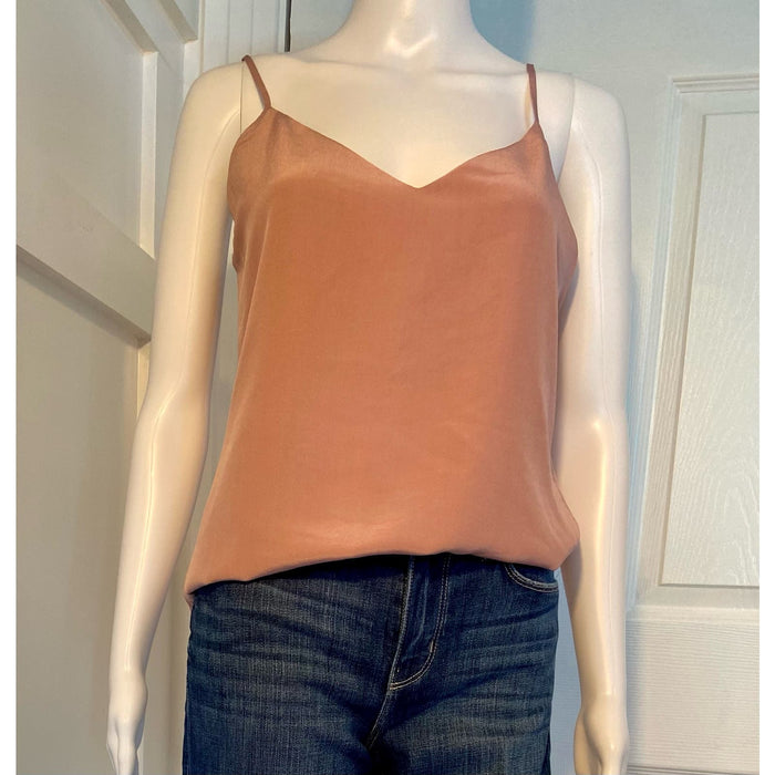 L’AGENCE XS / Pink L'AGENCE Silk Charmeuse Camisole Tank - Blush - Size XS MSRP $180 WTS26