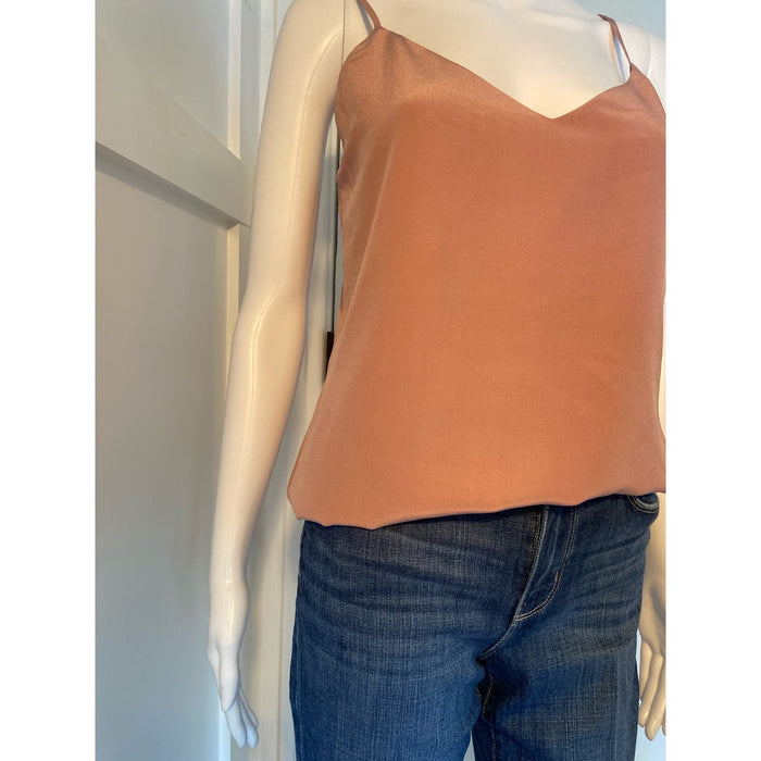 L’AGENCE XS / Pink L'AGENCE Silk Charmeuse Camisole Tank - Blush - Size XS MSRP $180 WTS26