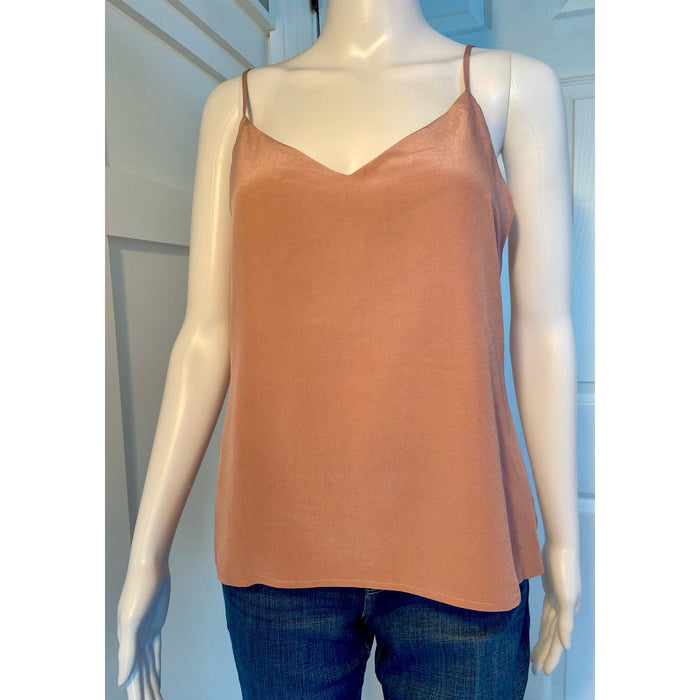 L’AGENCE XS / Pink L'AGENCE Silk Charmeuse Camisole Tank - Blush - Size XS MSRP $180 WTS26