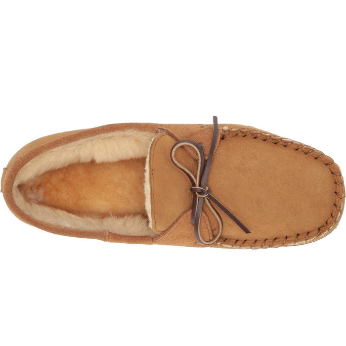 L.B. Evans 8 / Brown L.B. Evans Ayden Leather Moccasin Slipper, Size 8 Mens Comfort MSRP $60