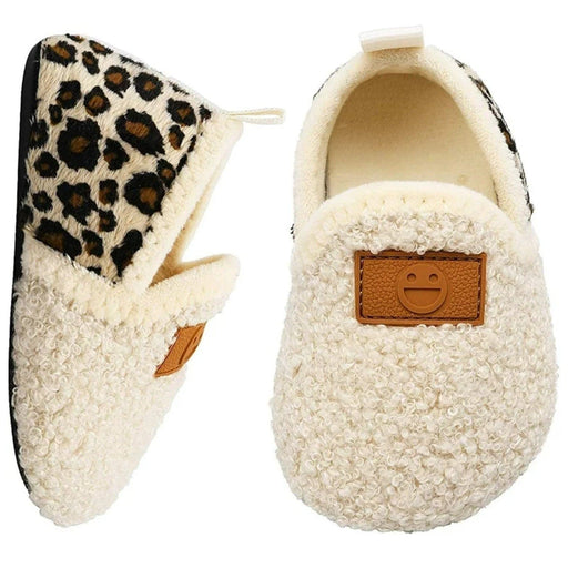 L Run 8.5-9 / Beige L-RUN Toddler Kids Girls Boys Soft Warm Lining Slippers, Beige, Toddler 8.5-9