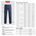 Levi’s 40x30 / Blue Levi's Men's 550 Relaxed Fit Jeans Dark Stonewash, 40W x 30L * men913