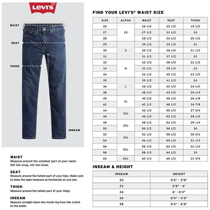 Levi's 42x30 / Blue Levi's Men's 541 Athletic Fit Blue Denim Jeans - Size 42X30* Stylish Fit M604