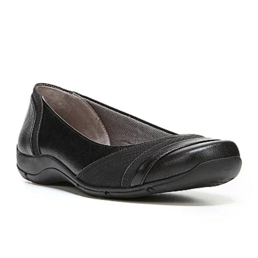 Life Stride 8.5 / Black / Leather "LifeStride Women's Dig Ballet Flat, Black Kylie/Rattle, Size 8.5W" MSRP $59