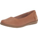 Life Stride 8W / tan LifeStride Women's Nonchalant Ballet Flat Size 8W Comfy Slip On Shoes MSRP $70