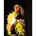 Liuliubty one size / multi Vibrant Flapper Feather Boas Party Pack with Heart-Shaped Sunglasses 6 Pcs