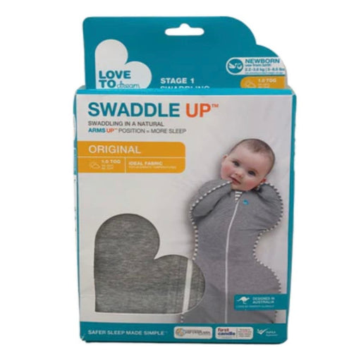 Love to Dream Love To Dream Swaddle UP Original Sleep Sack - Newborn, Gray, 1.0 TOG * Baby102